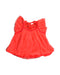 A Red Short Sleeve Dresses from Chateau de Sable in size 6-12M for girl. (Front View)