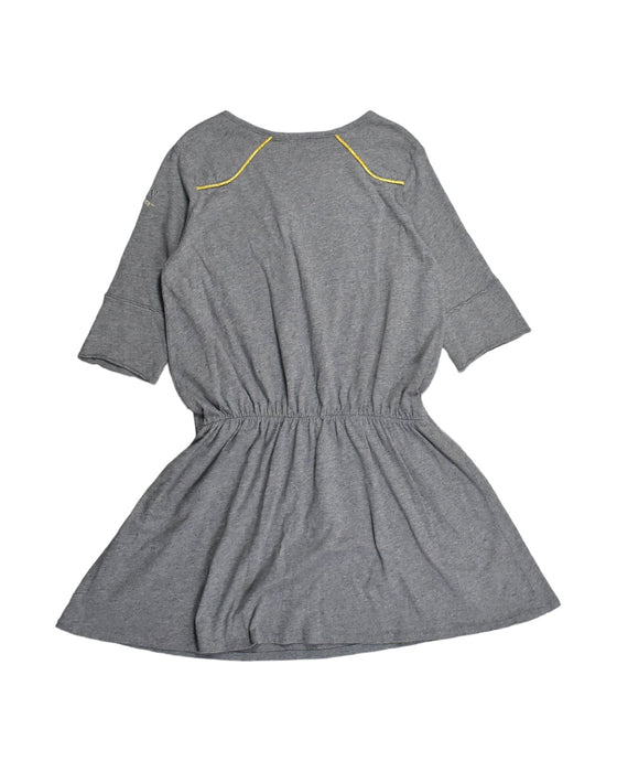 A Grey Short Sleeve Dresses from Zadig & Voltaire in size 8Y for girl. (Back View)