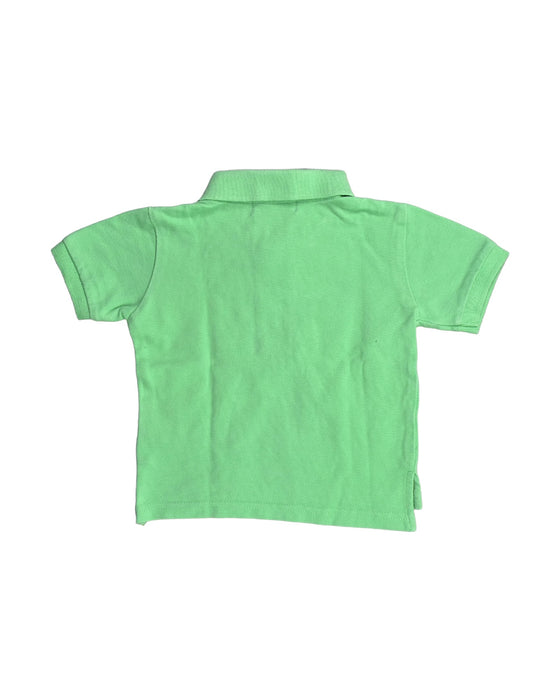 A Green Short Sleeve Polos from Polo Ralph Lauren in size 6-12M for boy. (Back View)