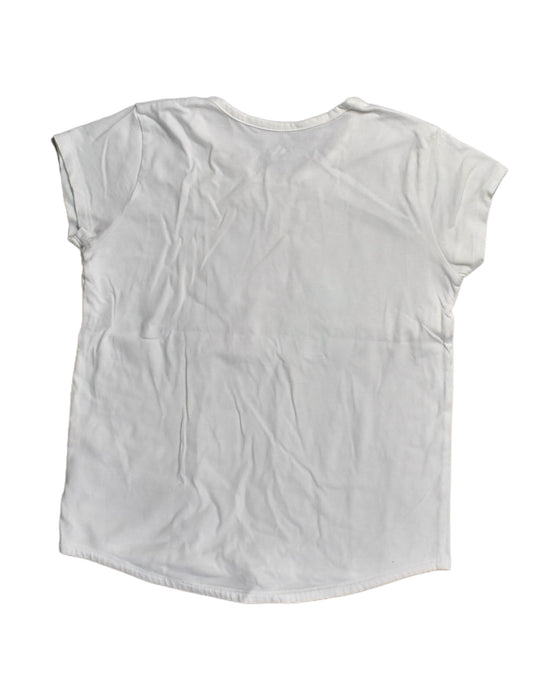 A White Sleeveless Tops from Adidas in size 8Y for girl. (Back View)