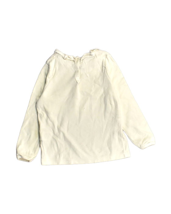A White Long Sleeve Tops from Petit Bateau in size 18-24M for girl. (Back View)