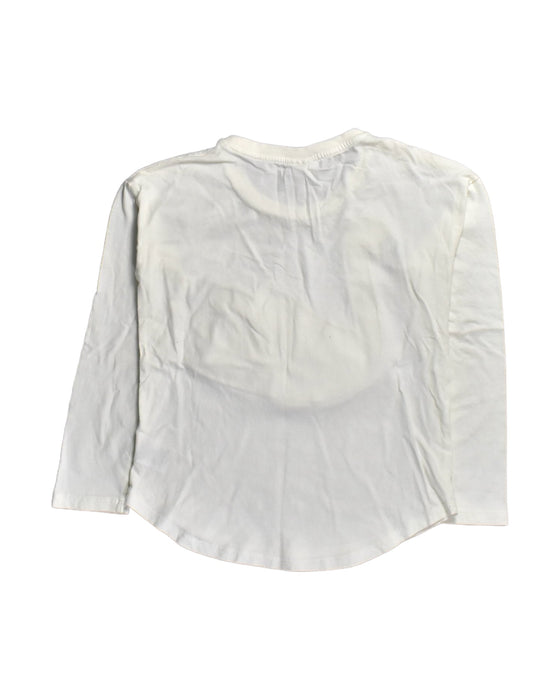 A White Long Sleeve Tops from Seed in size 9Y for girl. (Back View)