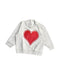 A Grey Sweatshirts from Petit Bateau in size 12-18M for girl. (Front View)