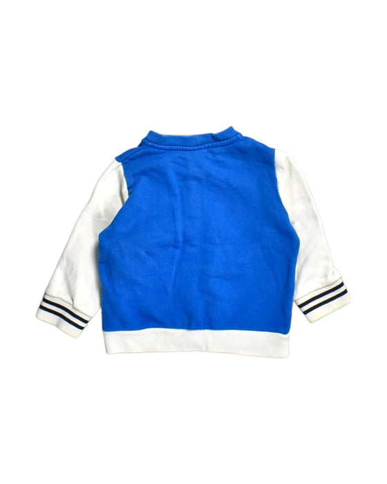 A Blue Lightweight Jackets from Petit Bateau in size 6-12M for boy. (Back View)