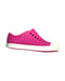 A Pink Aqua Shoes from Native Shoes in size 3T for girl. (Front View)