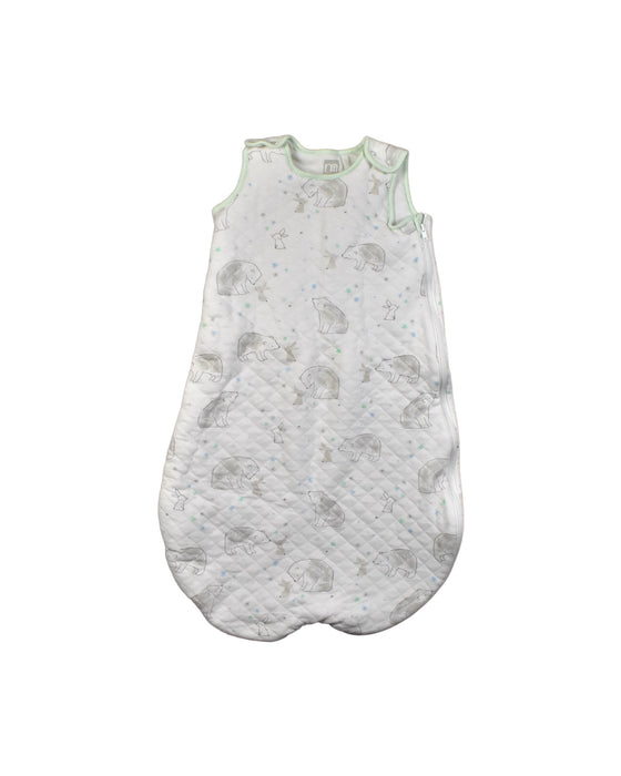 A White Sleepsacs from Mothercare in size 6-12M for boy. (Front View)