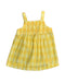 A Yellow Sleeveless Dresses from KLARRA in size 3T for girl. (Front View)