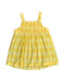 A Yellow Sleeveless Dresses from KLARRA in size 3T for girl. (Back View)