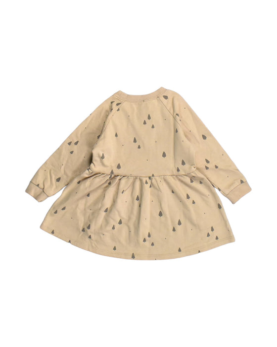 A Brown Long Sleeve Dresses from Rylee + Cru in size 12-18M for girl. (Back View)