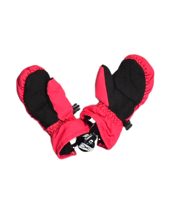 A Red Gloves & Mittens from Oyuki in size 2T for girl. (Back View)