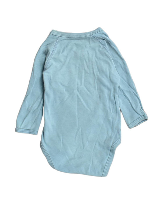 A Blue Bodysuits from Petit Bateau in size 3-6M for boy. (Back View)