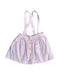 A Purple Overall Shorts from Neck & Neck in size 2T for girl. (Front View)