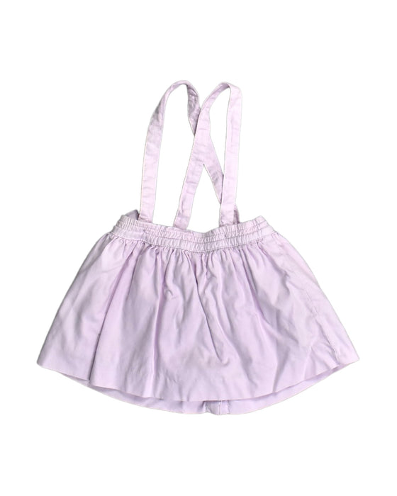 A Purple Overall Shorts from Neck & Neck in size 2T for girl. (Back View)