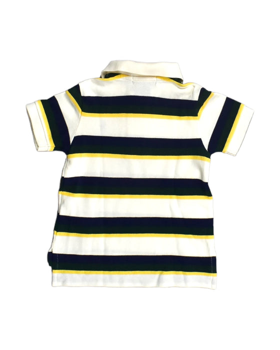 A White Short Sleeve Polos from Polo Ralph Lauren in size 6-12M for boy. (Back View)