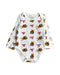A White Bodysuits from Guess in size 6-12M for boy. (Front View)