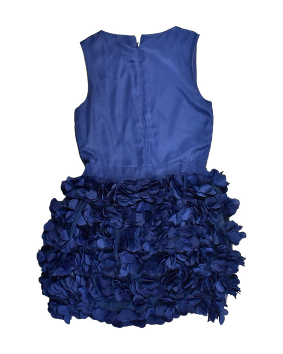 A Blue Sleeveless Dresses from Guess in size 12Y for girl. (Back View)