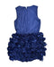A Blue Sleeveless Dresses from Guess in size 12Y for girl. (Back View)
