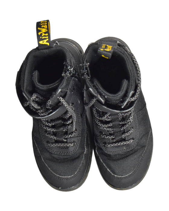A Black Casual Boots from Dr. Martens in size 6T for boy. (Back View)