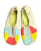 A Blue Flats from Camper in size 6T for girl. (Front View)