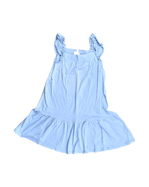 A Blue Sleeveless Dresses from Seed in size 8Y for girl. (Front View)