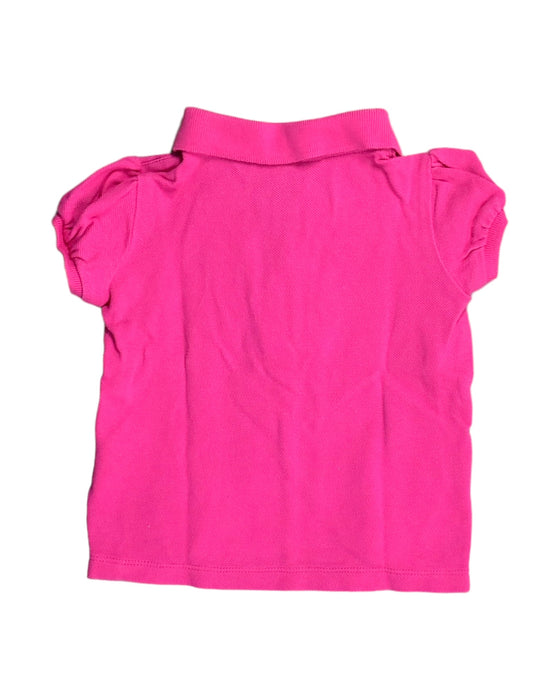 A Pink Short Sleeve Polos from Ralph Lauren in size 6-12M for girl. (Back View)