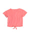 A Pink Short Sleeve Tops from Seed in size 3T for girl. (Back View)