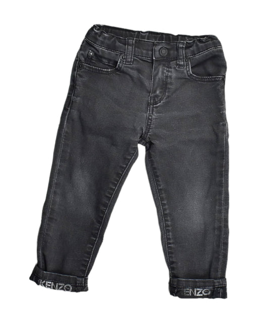 A Black Jeans from Kenzo in size 12-18M for boy. (Front View)