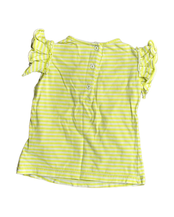 A Yellow Short Sleeve Tops from Fendi in size 12-18M for girl. (Back View)