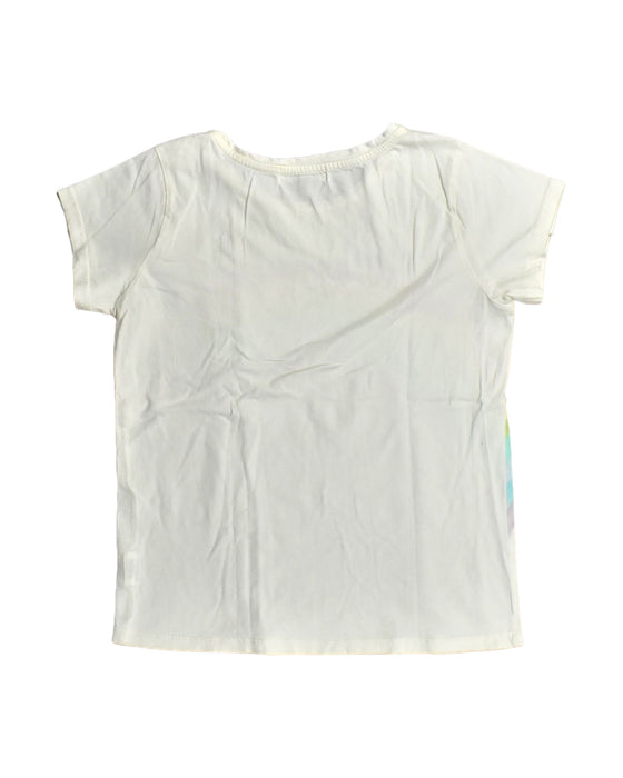 A White T Shirts from Bonpoint in size 10Y for girl. (Back View)