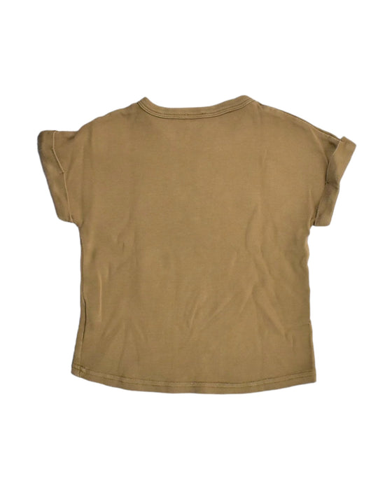A Gold Short Sleeve Tops from Jamie Kay in size 3T for girl. (Back View)