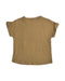 A Gold Short Sleeve Tops from Jamie Kay in size 3T for girl. (Back View)