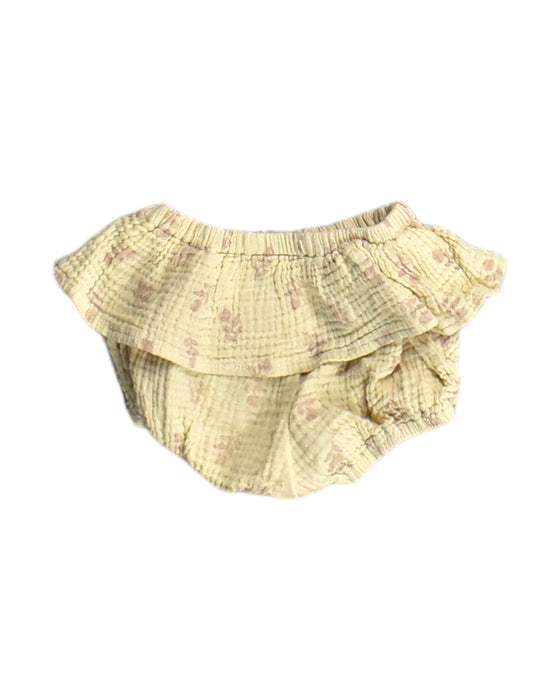 A Yellow Bloomers from Gingersnaps in size 3-6M for girl. (Back View)