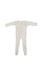 A White Onesies from Purebaby in size 3-6M for neutral. (Front View)