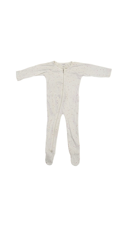 A White Onesies from Purebaby in size 3-6M for neutral. (Front View)
