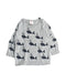 A Grey Sweatshirts from Seed in size 12-18M for boy. (Front View)
