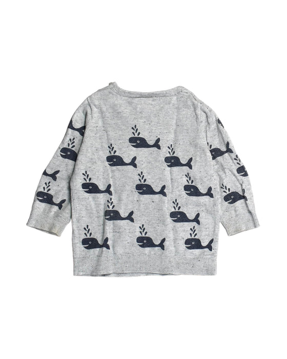 A Grey Sweatshirts from Seed in size 12-18M for boy. (Back View)