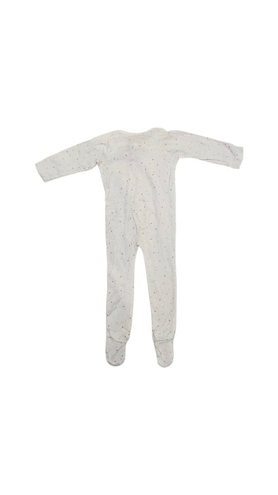 A White Onesies from Purebaby in size 3-6M for neutral. (Back View)