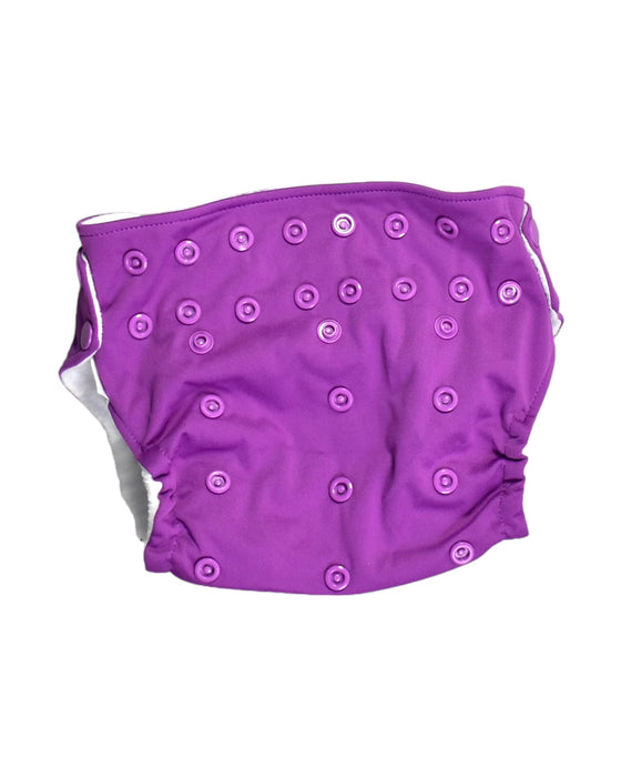 A Purple Cloth Diapers from Rumparooz in size O/S for girl. (Front View)