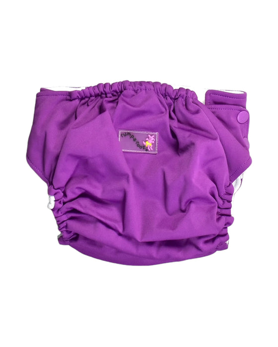 A Purple Cloth Diapers from Rumparooz in size O/S for girl. (Back View)