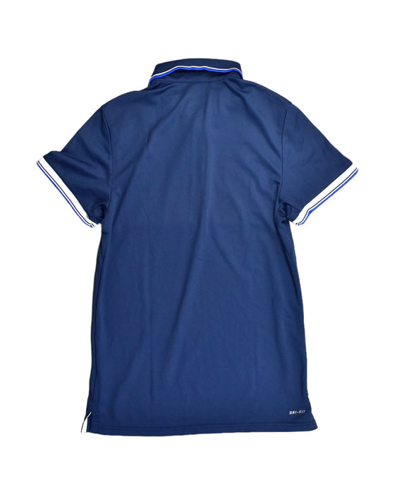 A Blue Short Sleeve Polos from Nike in size 14 for boy. (Back View)
