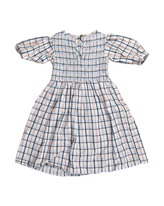 A Blue Long Sleeve Dresses from Seed in size 2T for girl. (Back View)