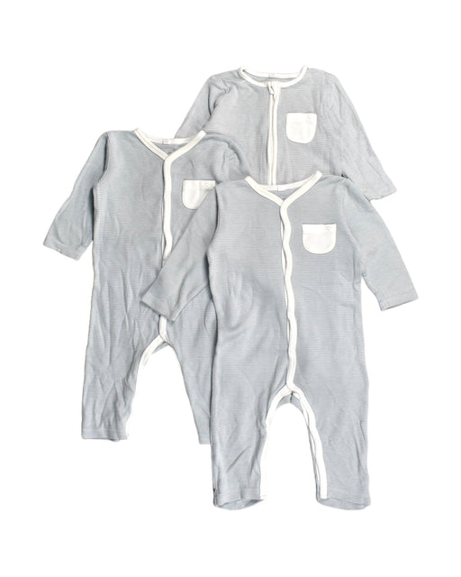 A Grey Jumpsuits from Mori in size 6-12M for boy. (Front View)