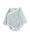 A Grey Bodysuits from Mori in size 6-12M for boy. (Front View)