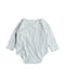 A Grey Bodysuits from Mori in size 6-12M for boy. (Back View)