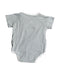 A Grey Bodysuits from Mori in size 6-12M for boy. (Back View)