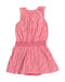 A Pink Sleeveless Dresses from Cyrillus in size 6T for girl. (Back View)