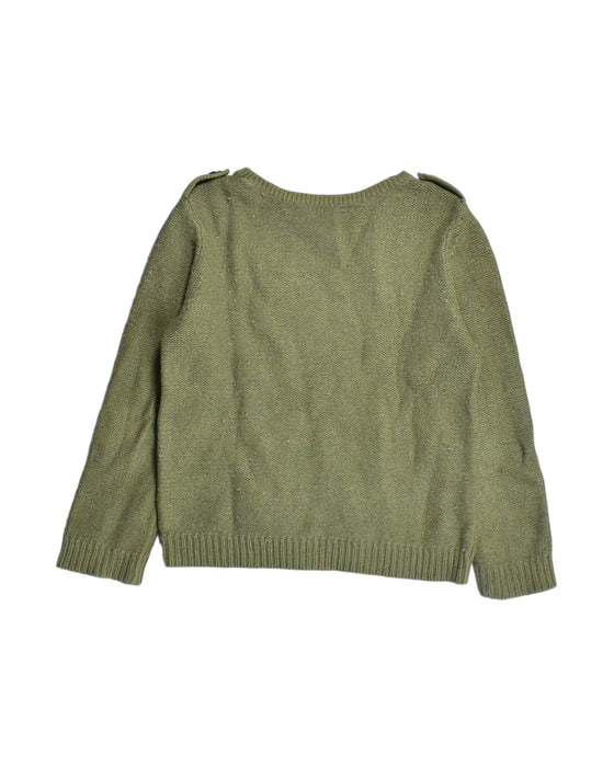 A Green Knit Sweaters from Bonpoint in size 6T for boy. (Back View)