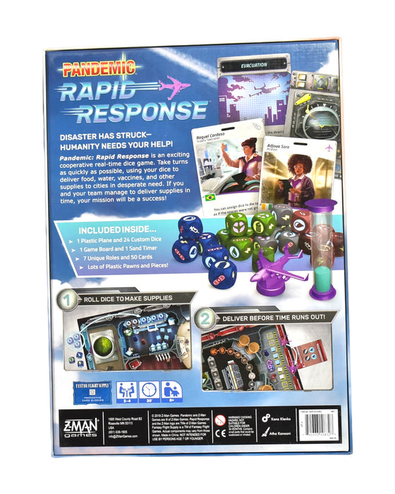 A Multicolour Board Games & Puzzles from Z-Man Games in size O/S for neutral. (Back View)