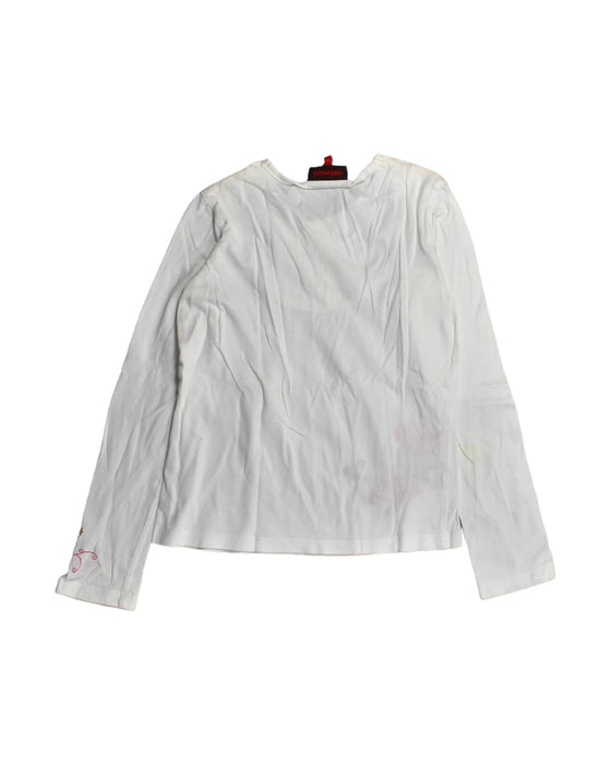 A White Long Sleeve Tops from Catimini in size 10Y for girl. (Back View)