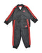 A Black Tracksuits from Adidas in size 12-18M for boy. (Front View)